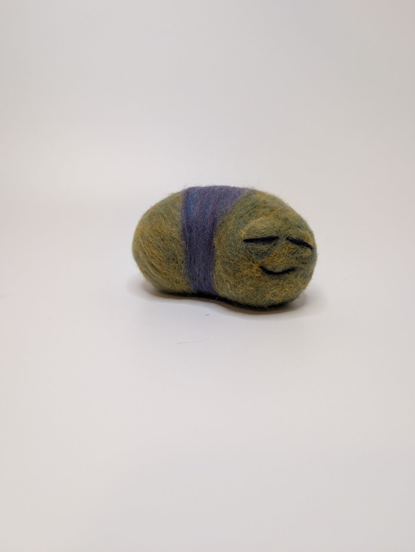 Needle Felted Cute Sleepy Worms