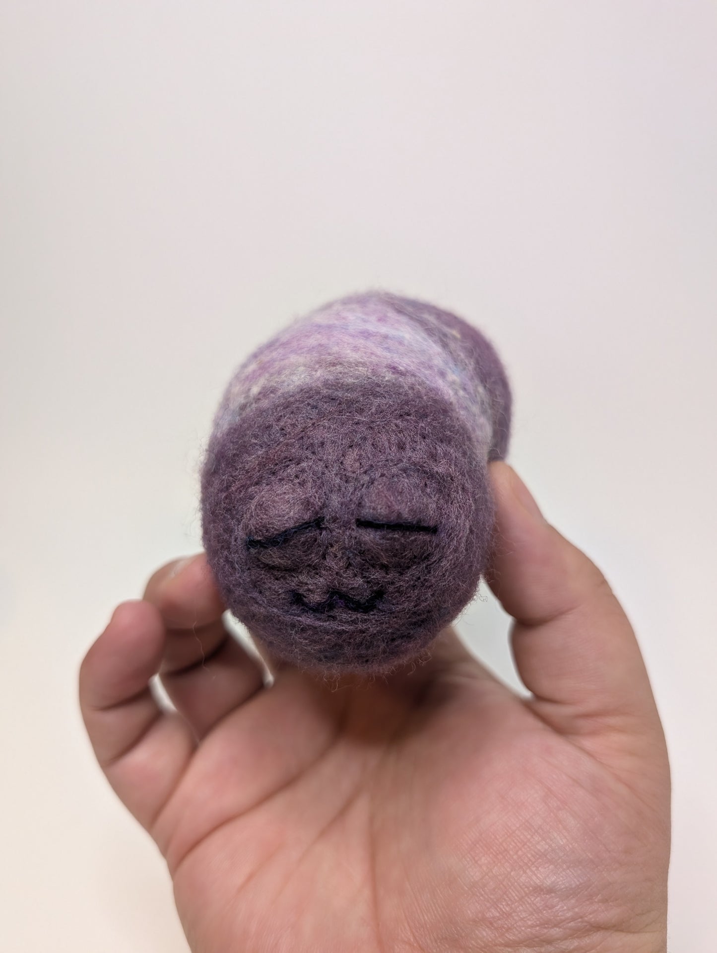 Needle Felted Cute Sleepy Worms