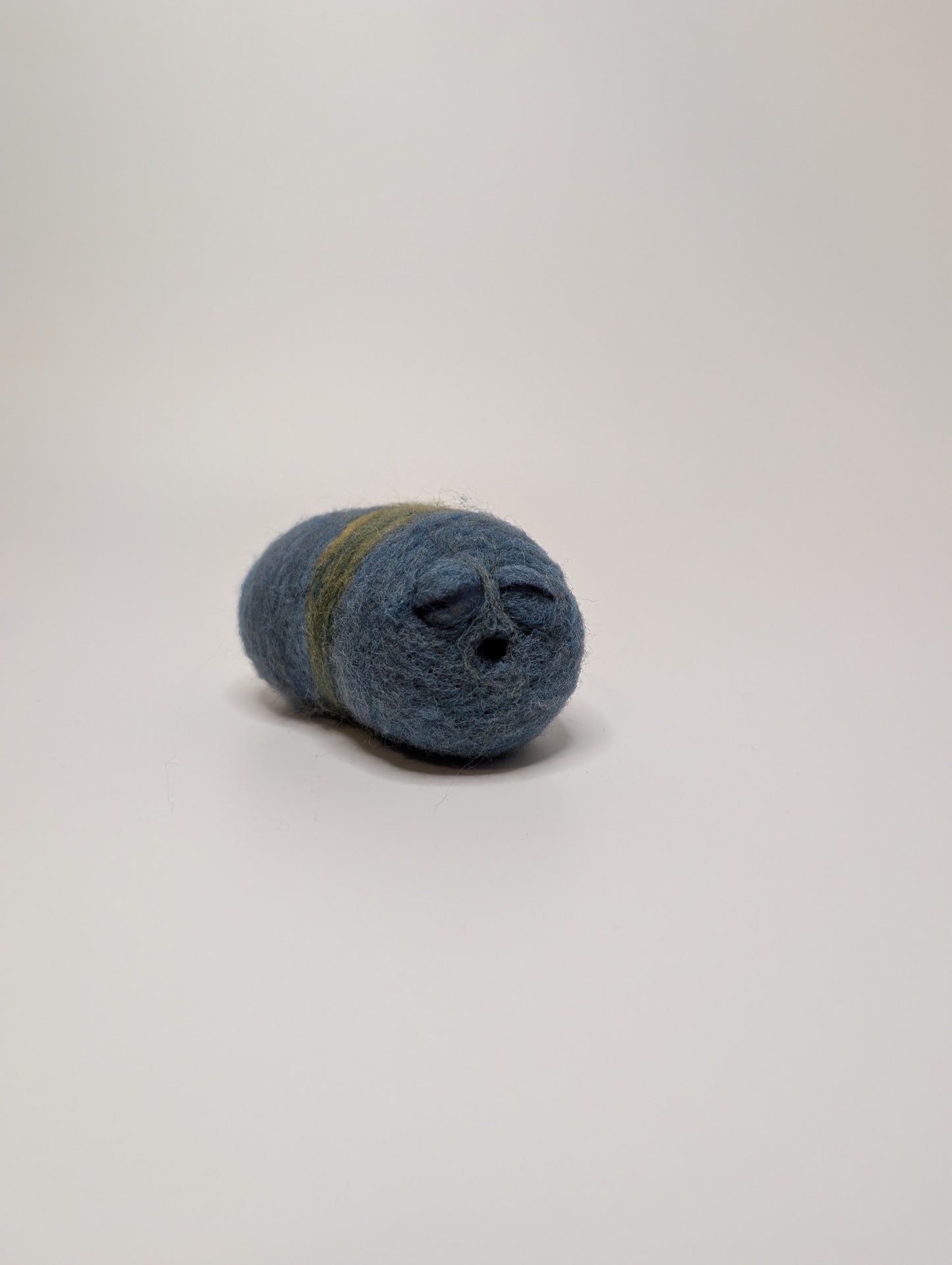 Needle Felted Cute Sleepy Worms