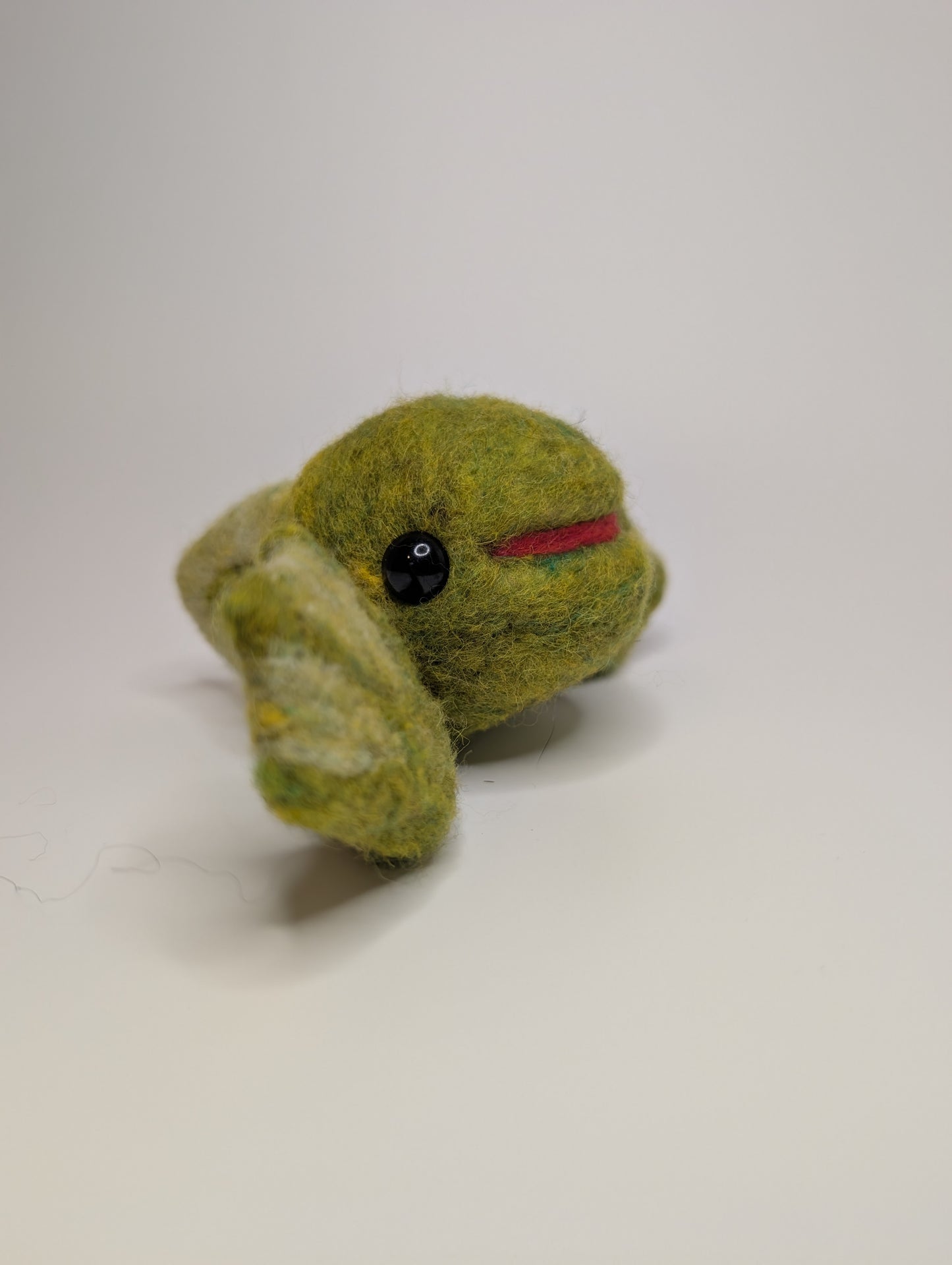 Needle Felted Silly Tadpole