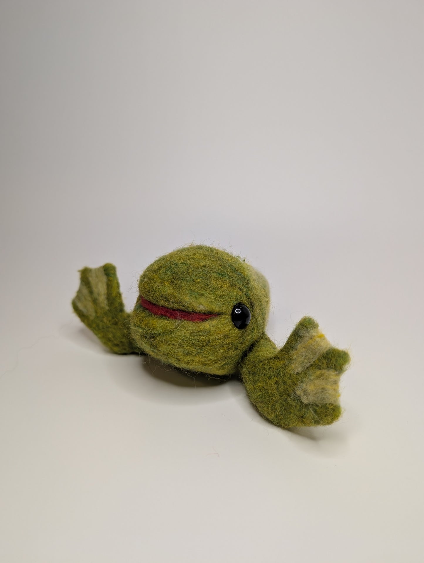 Needle Felted Silly Tadpole