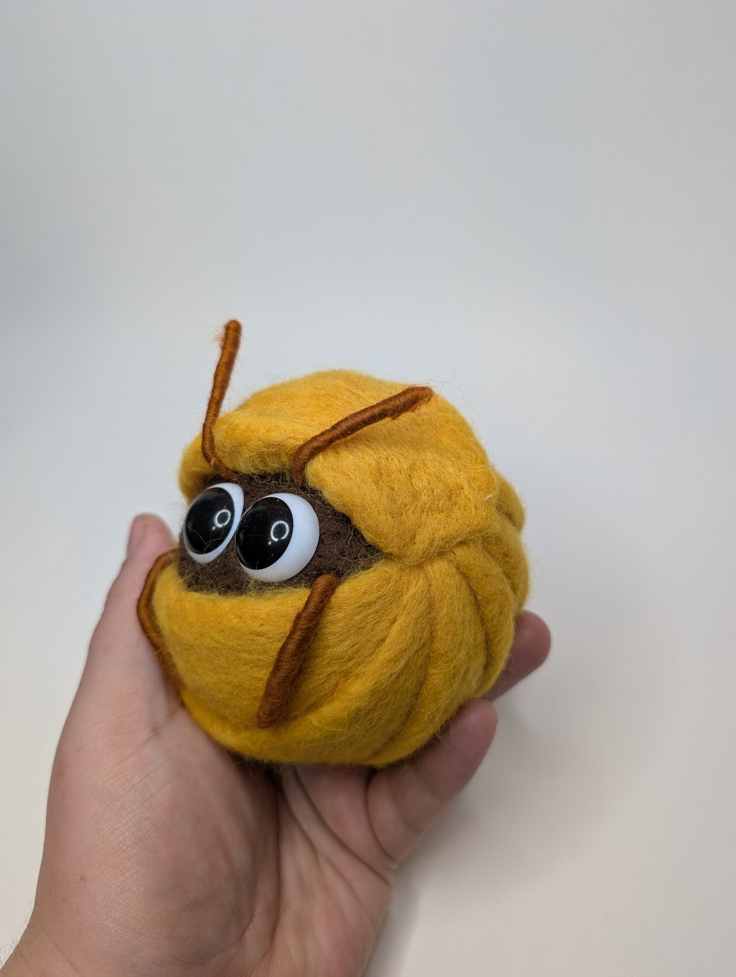 Joe (An Anxious Cute Needlefelted Isopod)