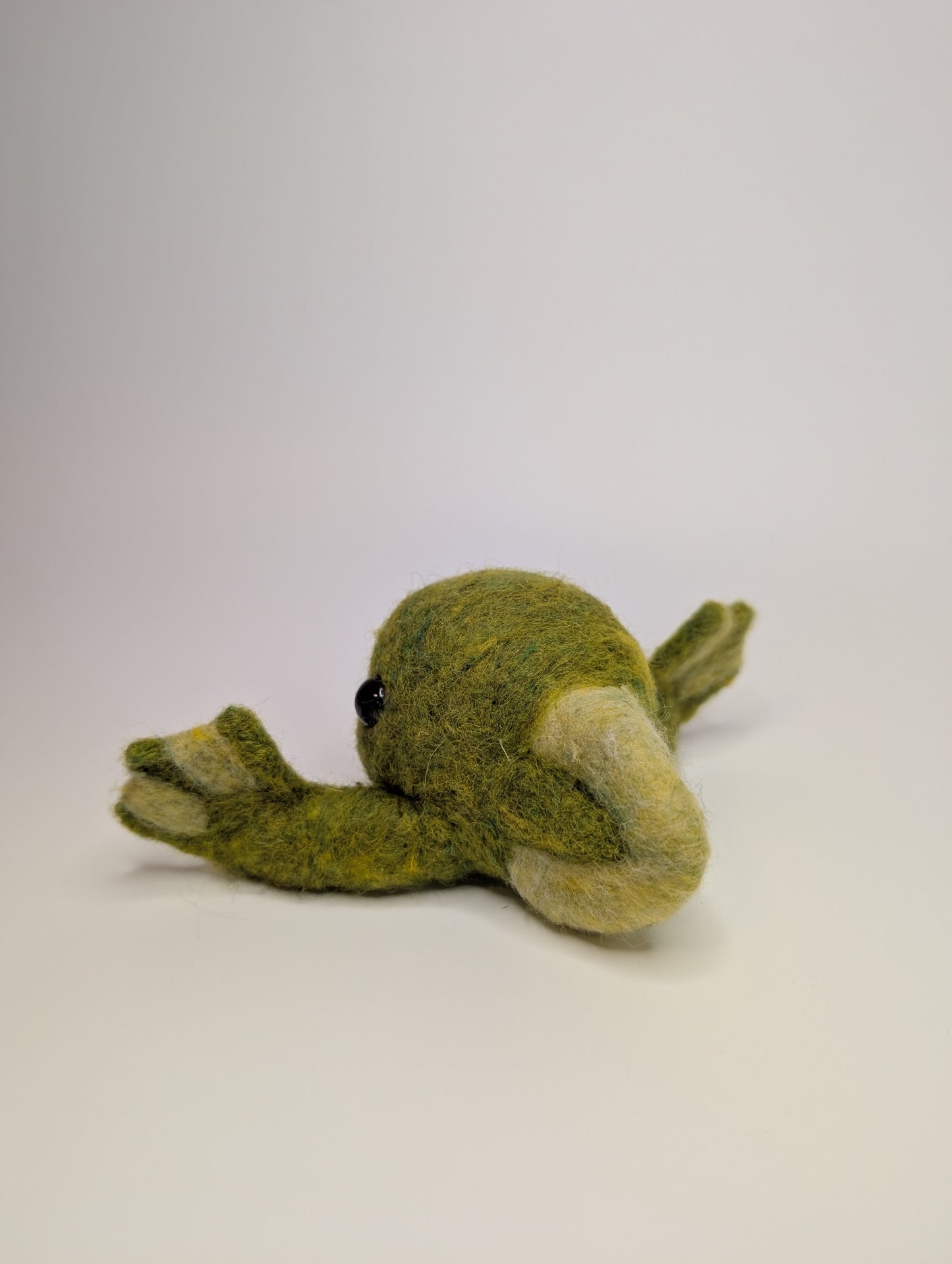 Needle Felted Silly Tadpole