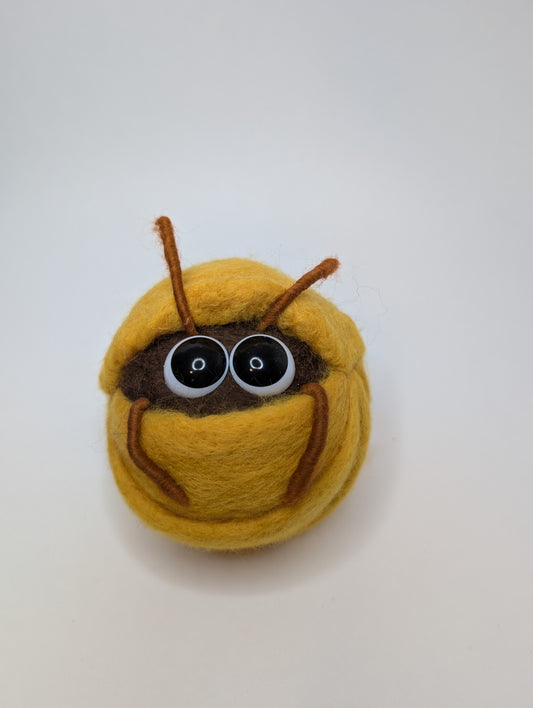 Joe (An Anxious Cute Needlefelted Isopod)