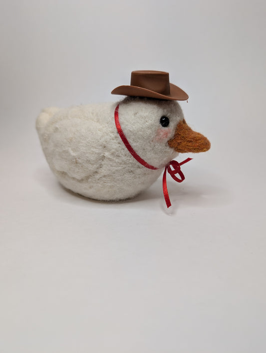 Deputy Pete the Needle Felted Duck