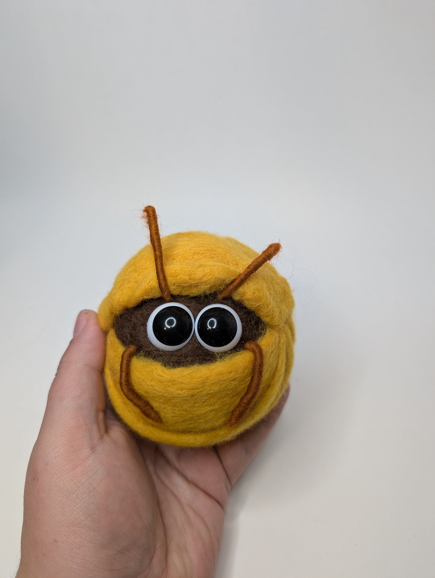 Joe (An Anxious Cute Needlefelted Isopod)