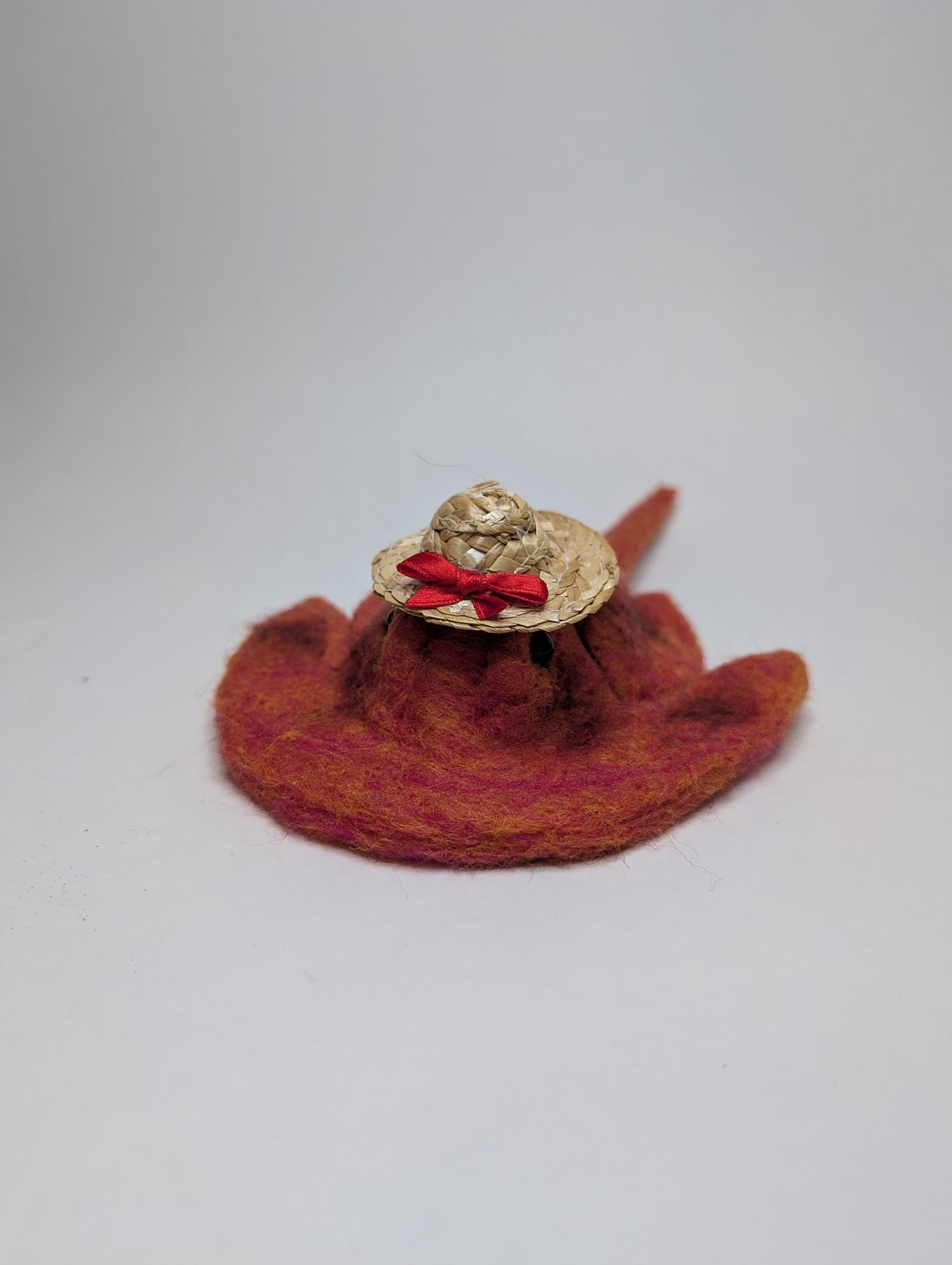 Orange Horseshoe Crab (With Sunhat)