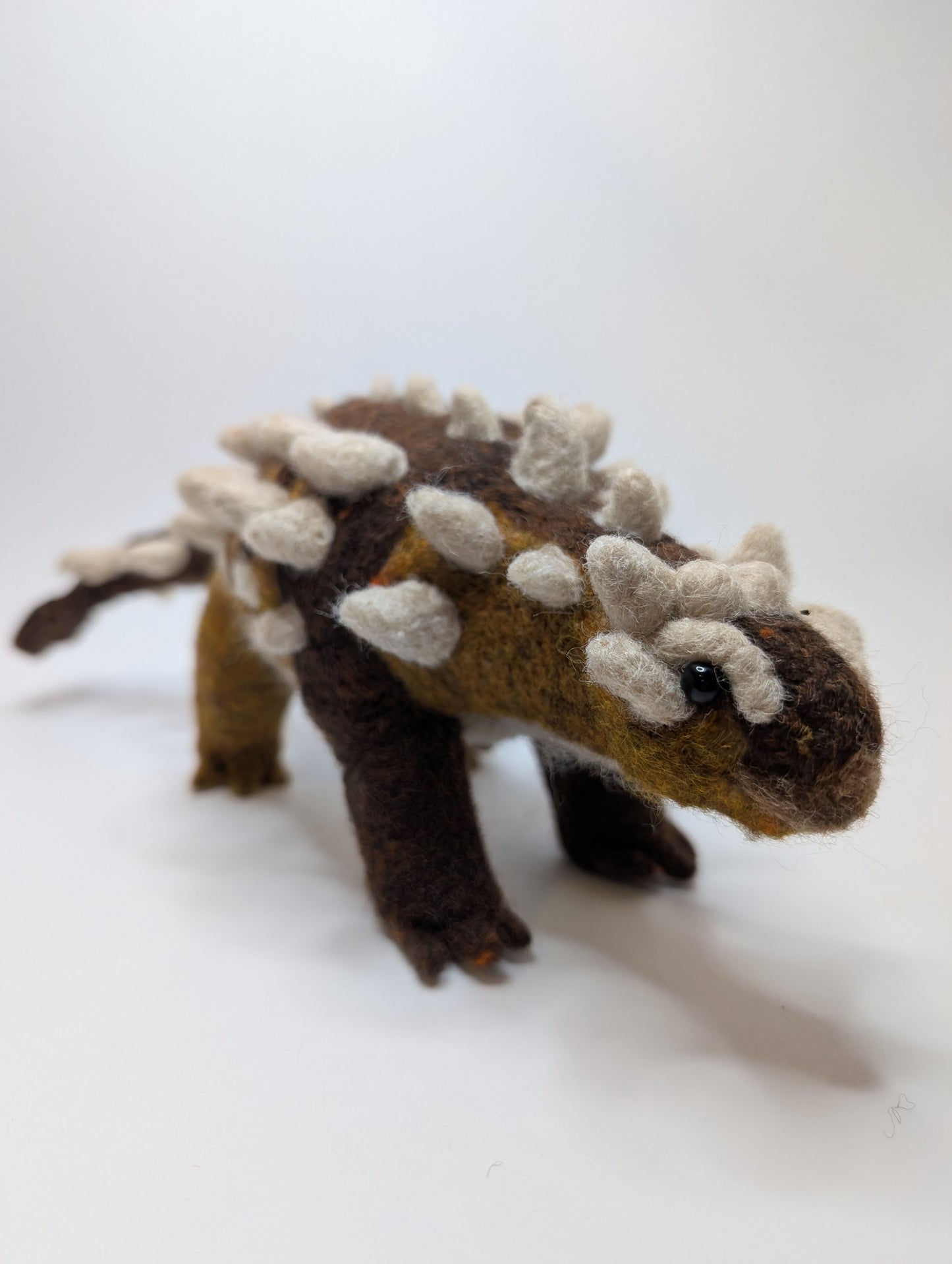 Needle Felted Ankylosaurus (Custom Made To Order)