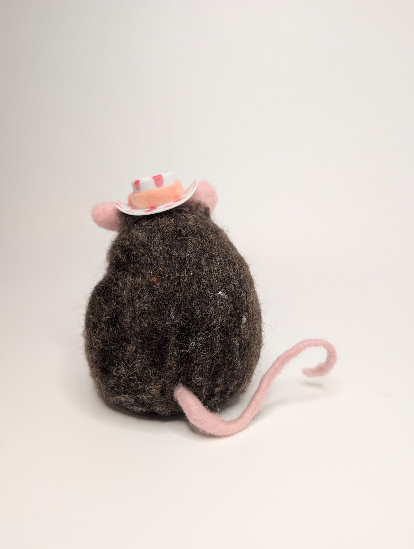 Needle Felted Cowgirl Rat