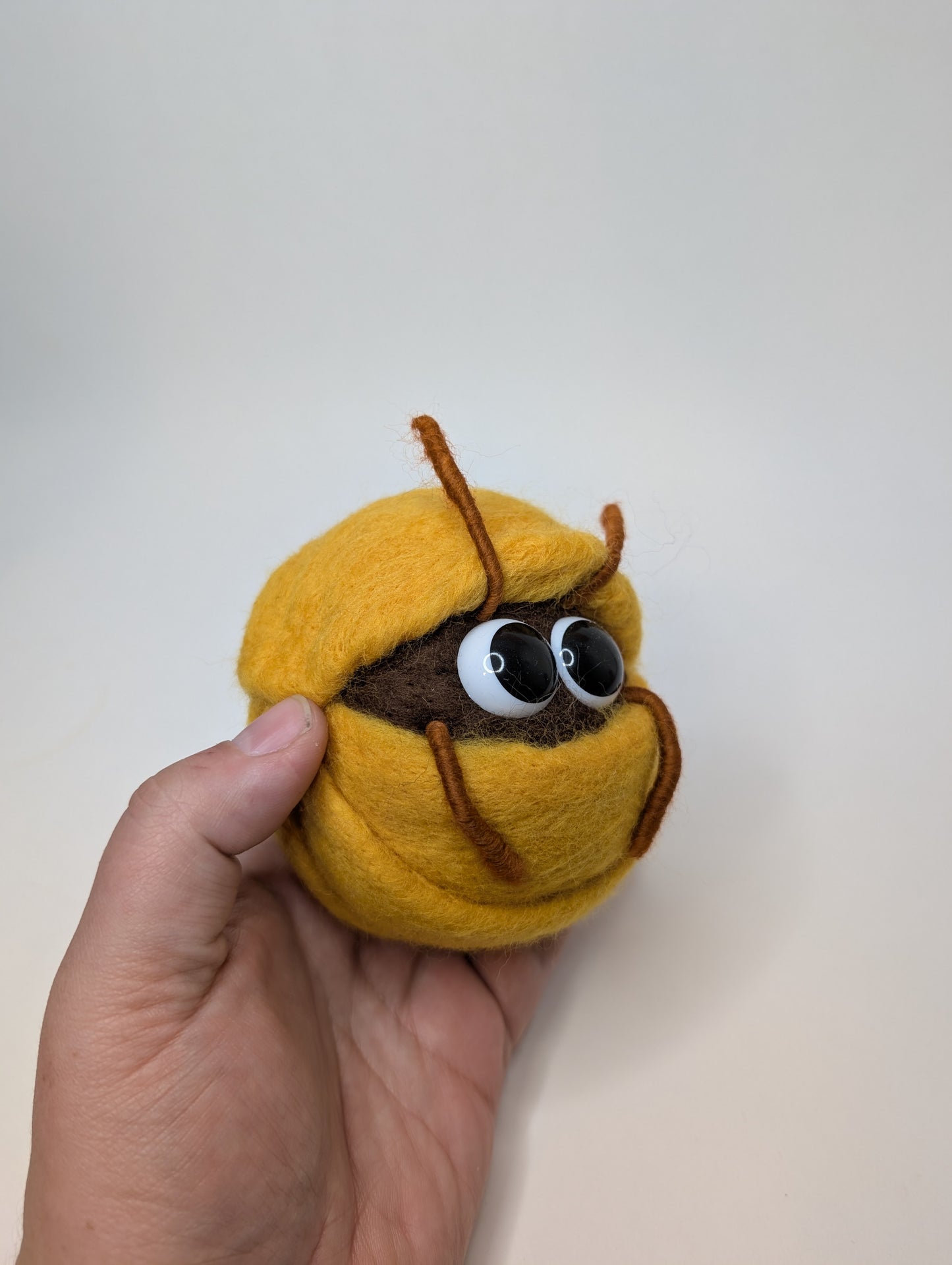 Joe (An Anxious Cute Needlefelted Isopod)