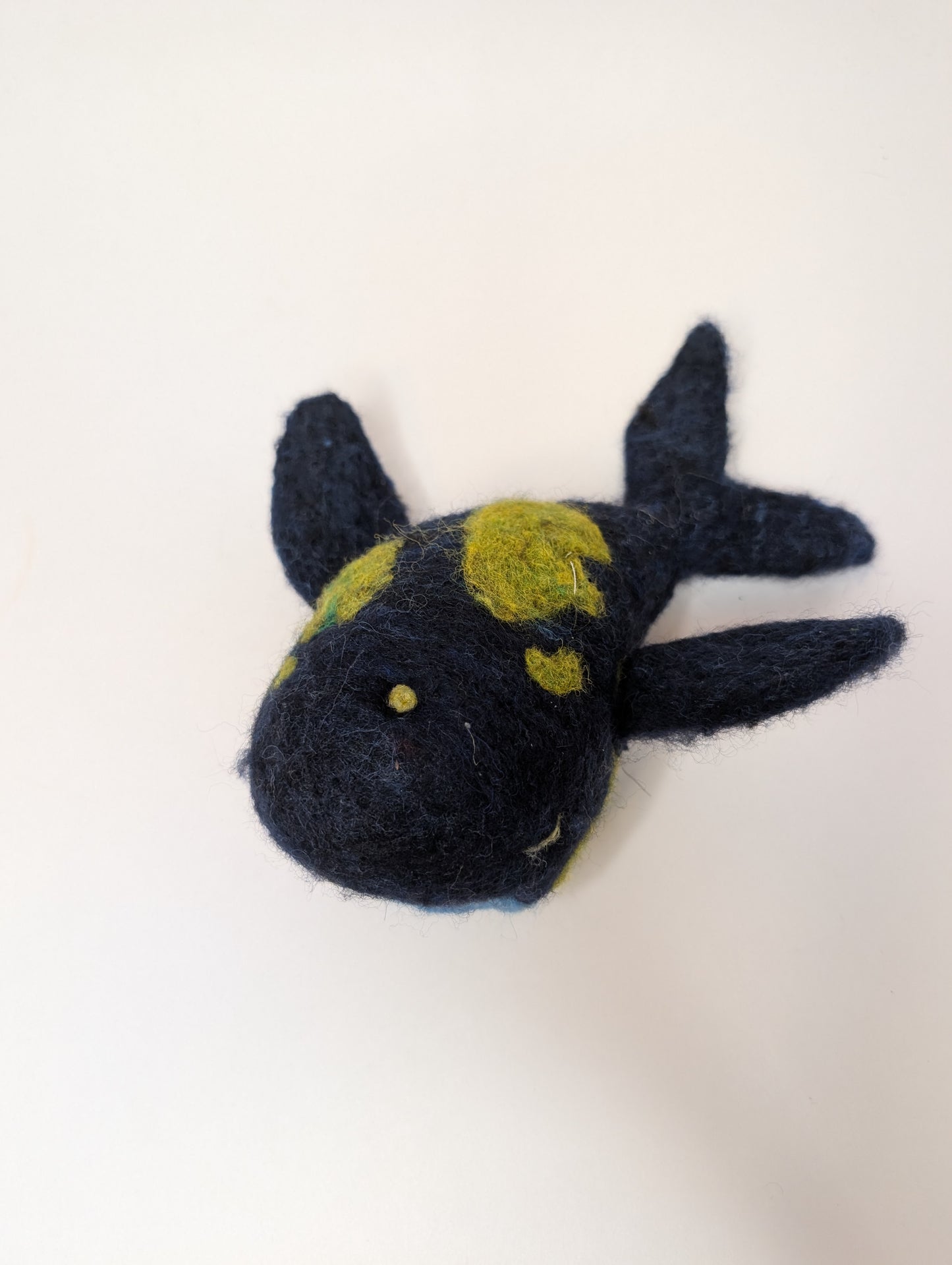 Needle Felted World Whale
