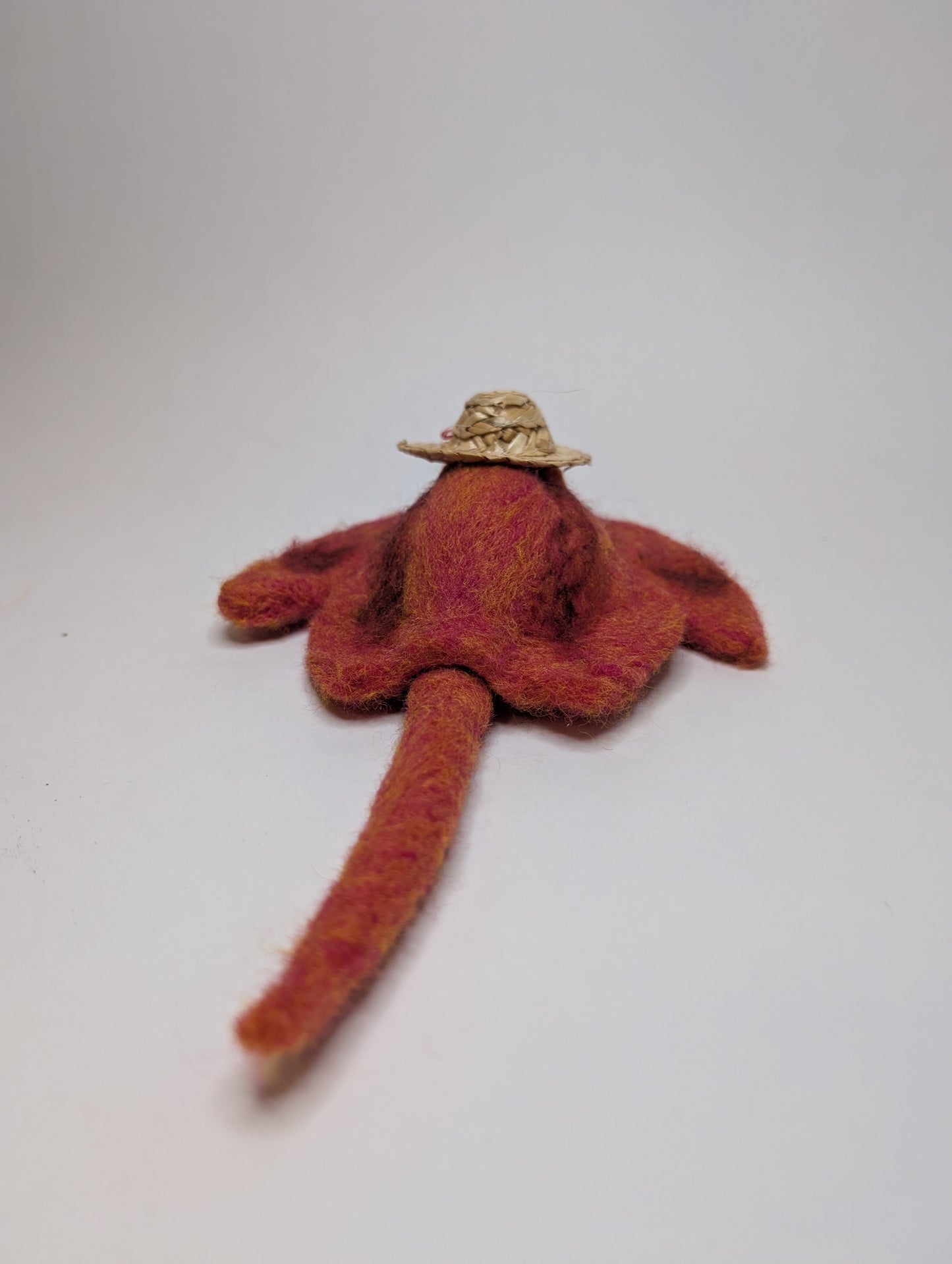 Orange Horseshoe Crab (With Sunhat)