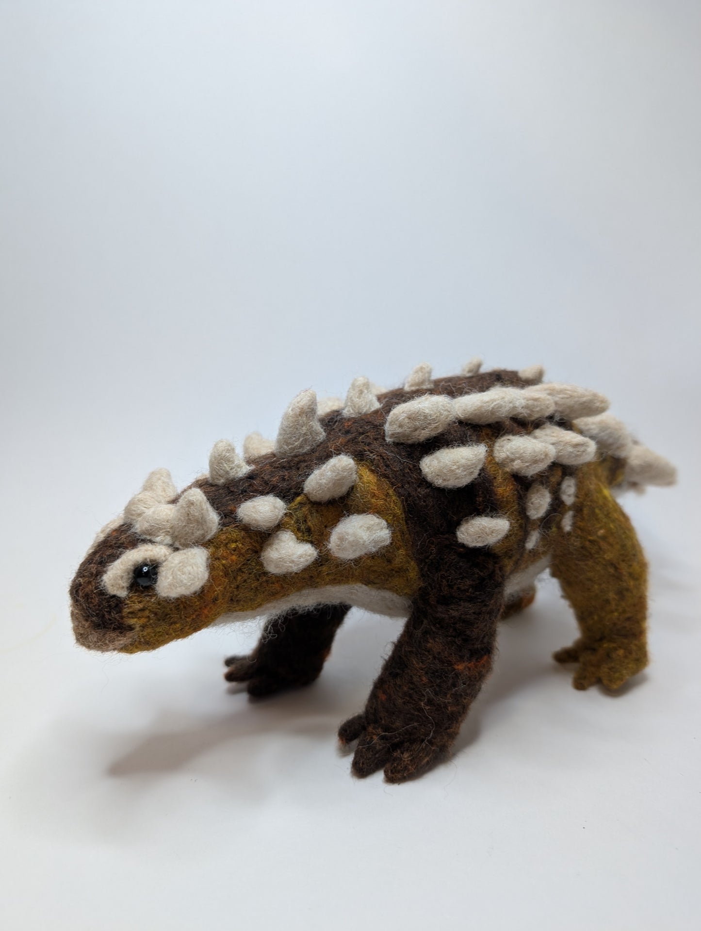 Needle Felted Ankylosaurus (Custom Made To Order)