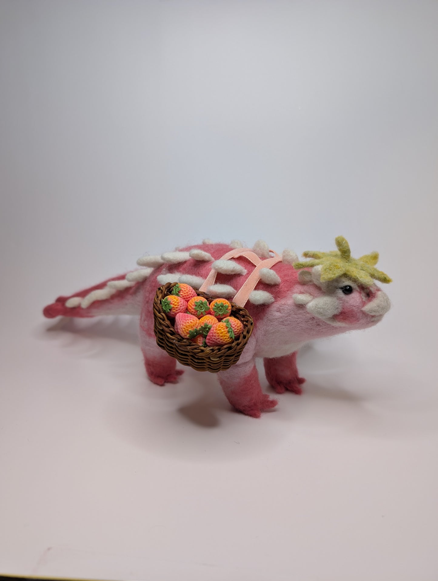 Needle Felted Ankylosaurus (Custom Made To Order)