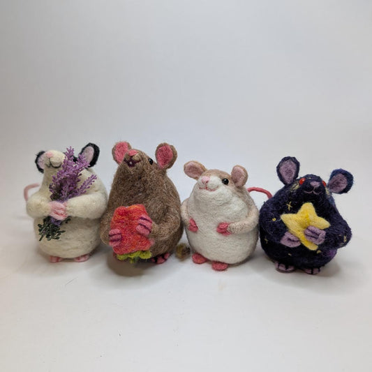 Needle Felted Mice and Rats (Made To Order)