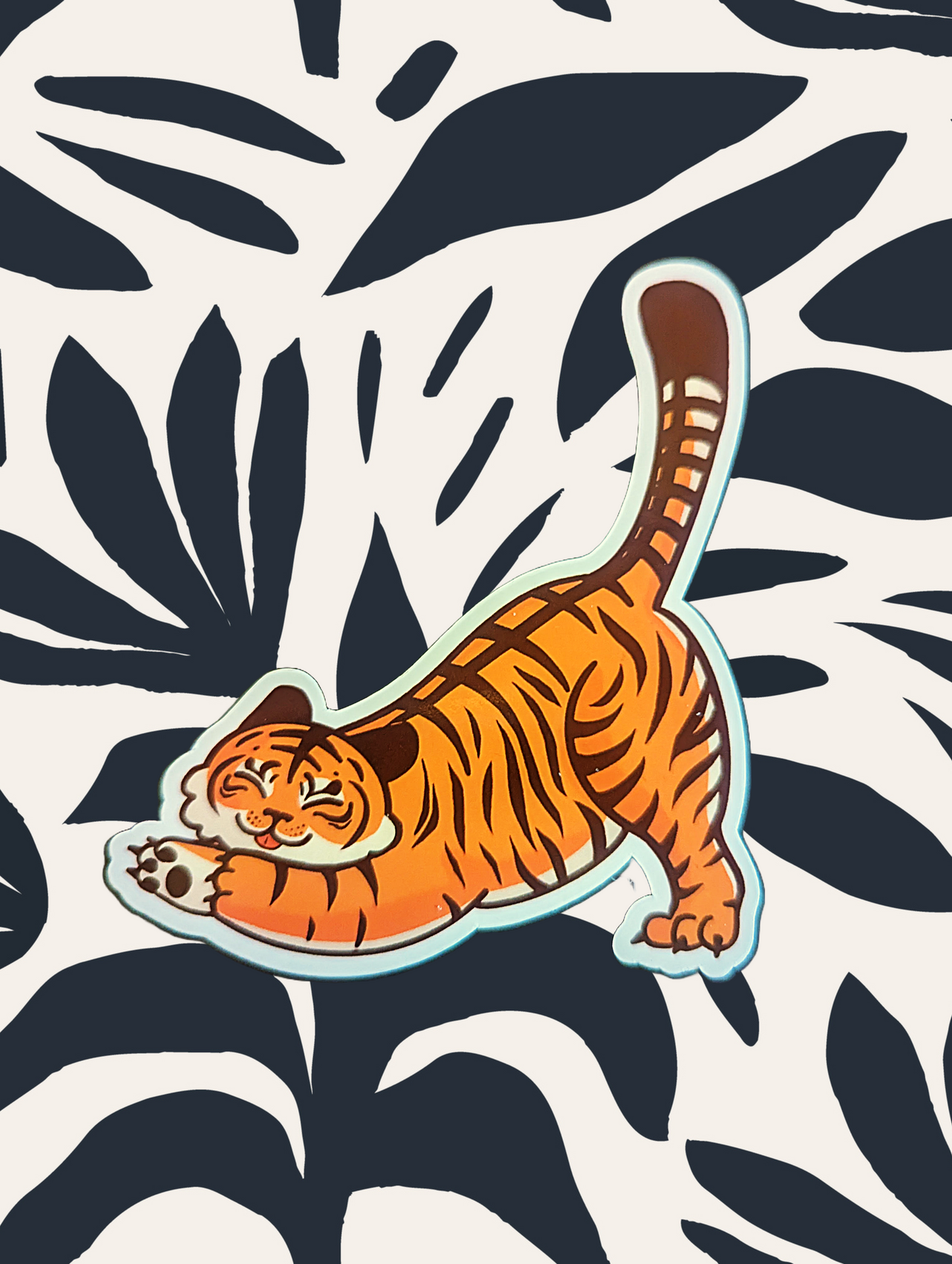 Chubby Tiger Sticker