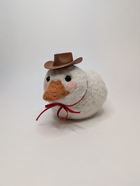 Deputy Pete the Needle Felted Duck