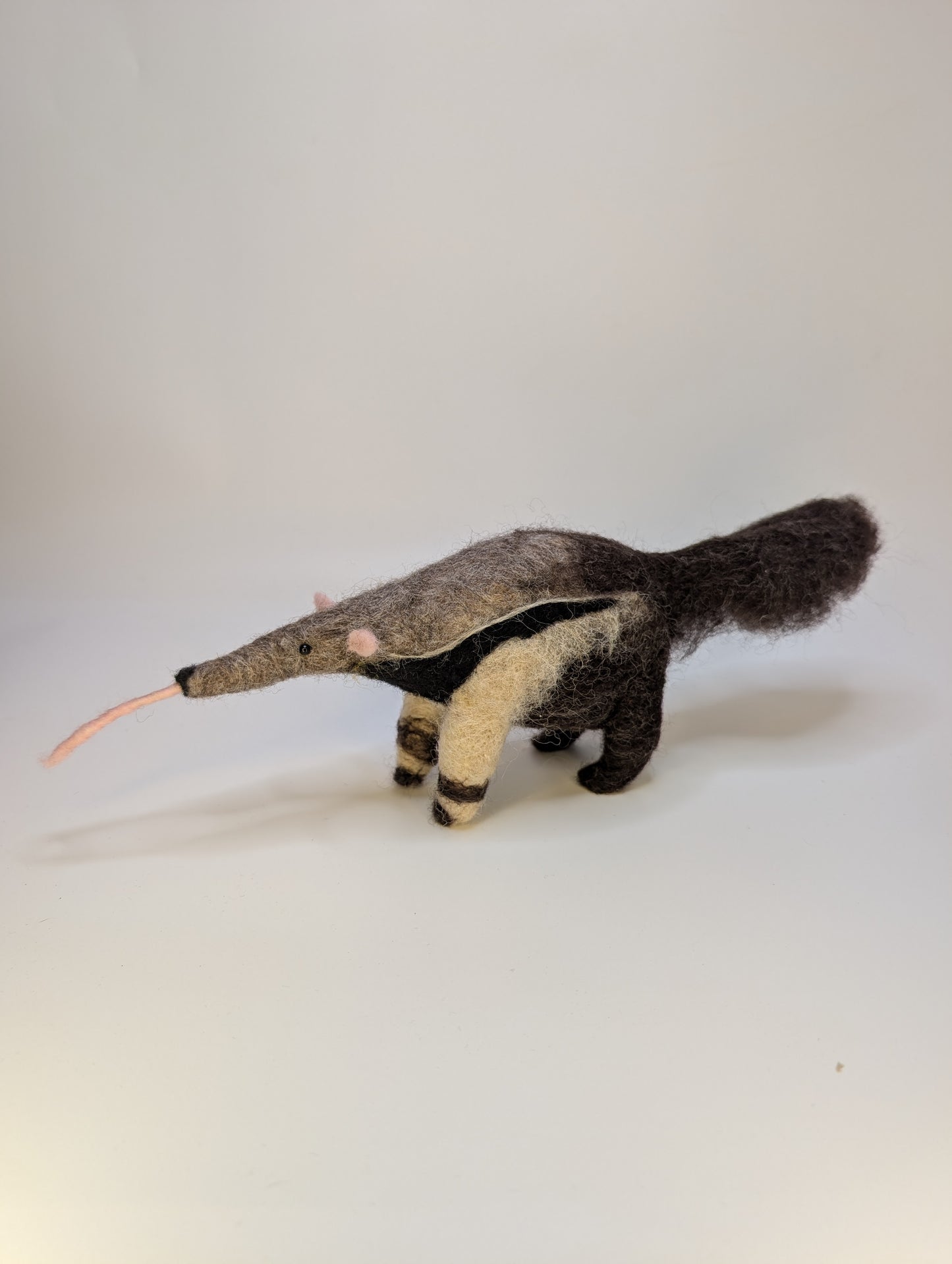 Needle Felted Anteater Figurine
