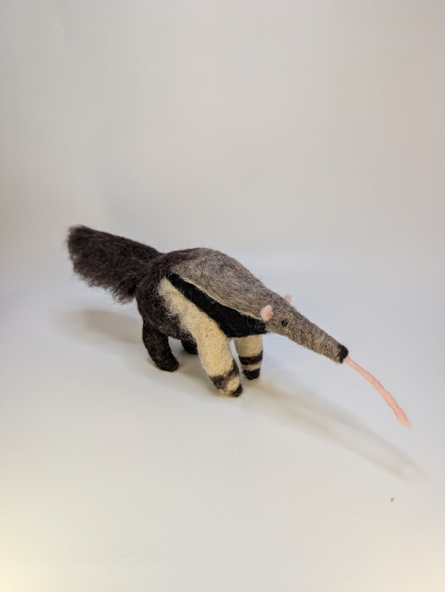 Needle Felted Anteater Figurine