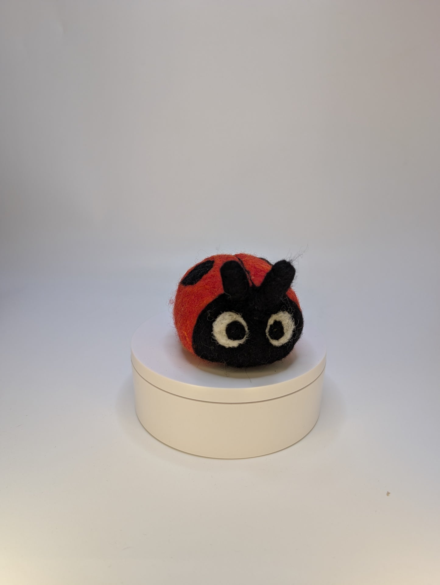 Needle Felted Bitty Baby Ladybug